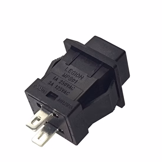 Pressionar no interruptor; Interruptor oscilante; Interruptor; Interruptor de energia