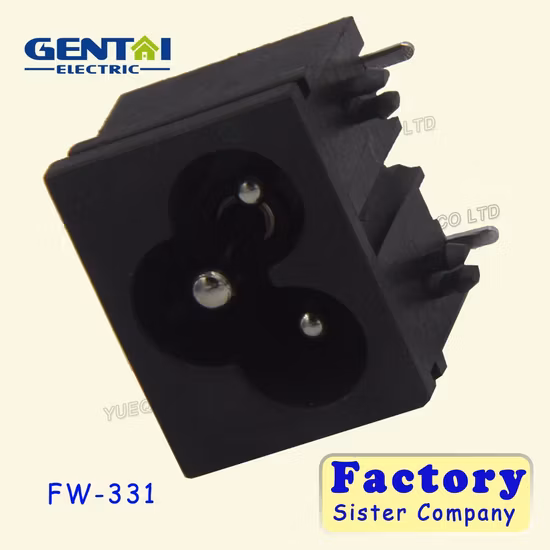 AC Power Socket Mickey Mouse Socket C6 Type